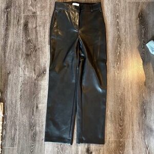 Women’s Black faux Leather Pants